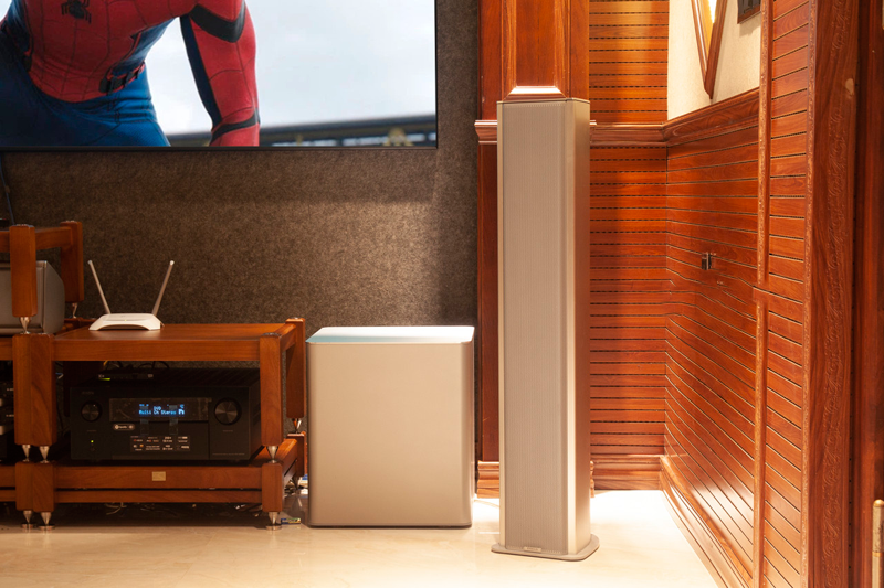 cách bố trí dàn loa karaoke trong gia đình